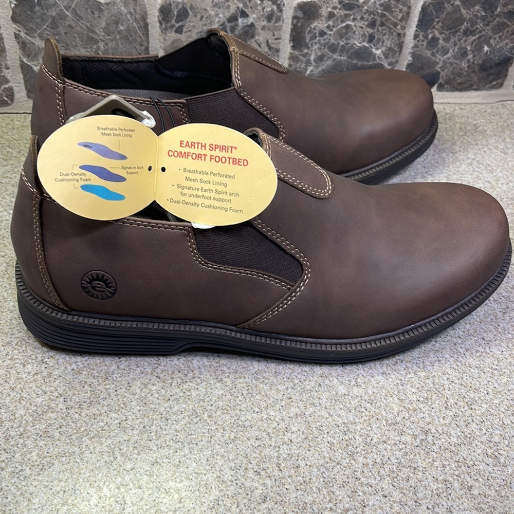 EARTH SPIRIT MENS SIZE 10 shoes never worn.  Brown - Picture 4 of 12